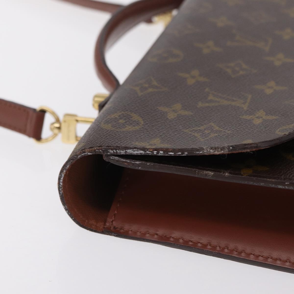 LOUIS VUITTON Monogram Porte Documents Bandouliere Bag M53338 LV Auth ep16259A