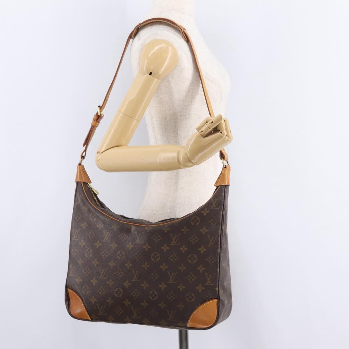 LOUIS VUITTON Monogram Boulogne 35 Shoulder Bag M51260 LV Auth ep16262