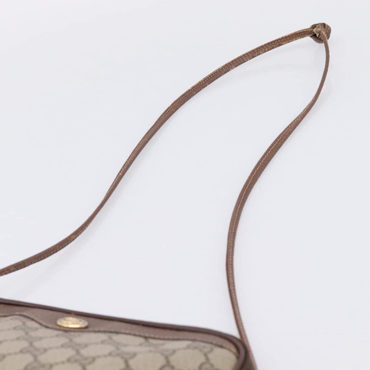 GUCCI GG Supreme Shoulder Bag PVC Beige Gold 97 02 068 Auth ep16266