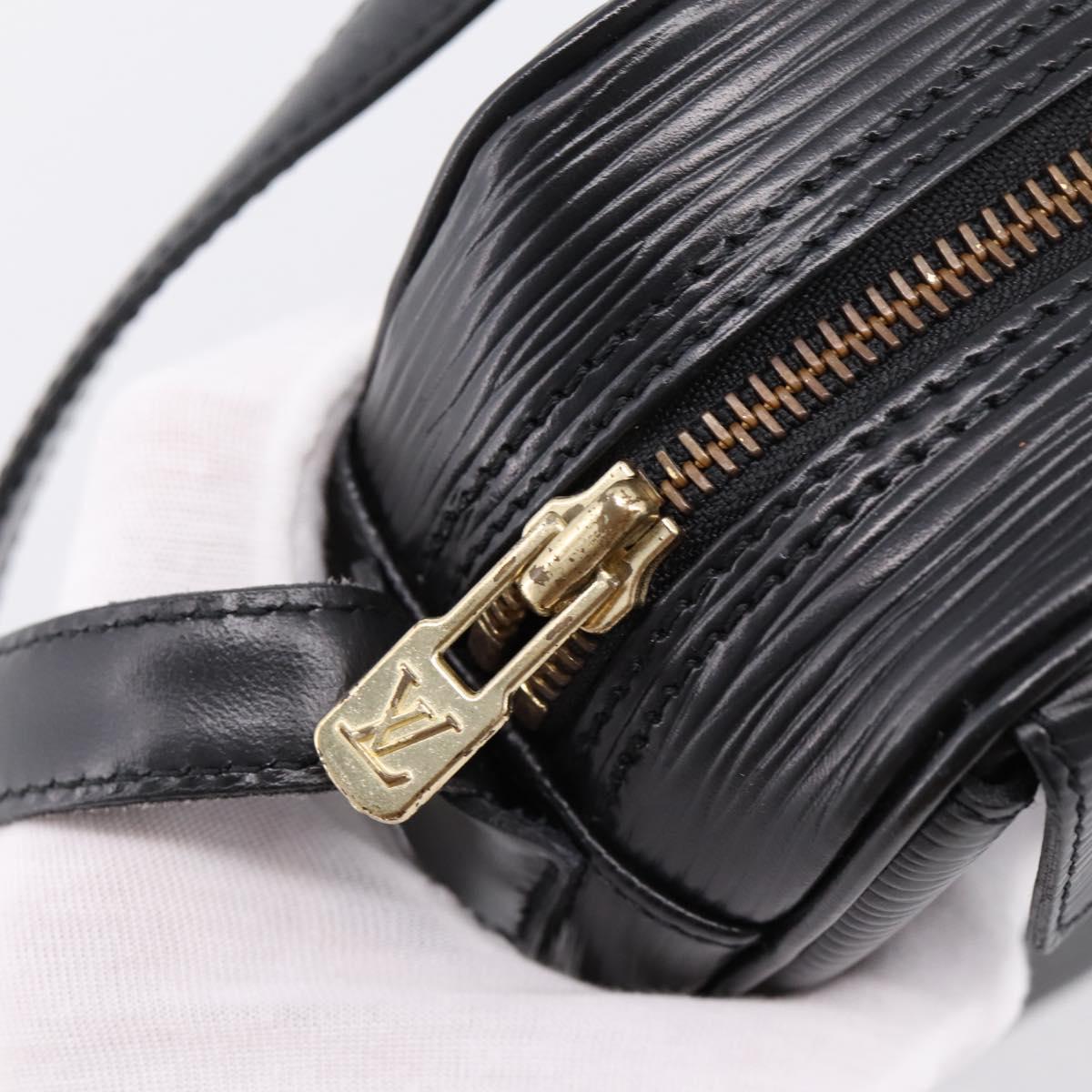 LOUIS VUITTON Epi Jeune Fille MM Shoulder Bag Black M52152 LV Auth ep16267A
