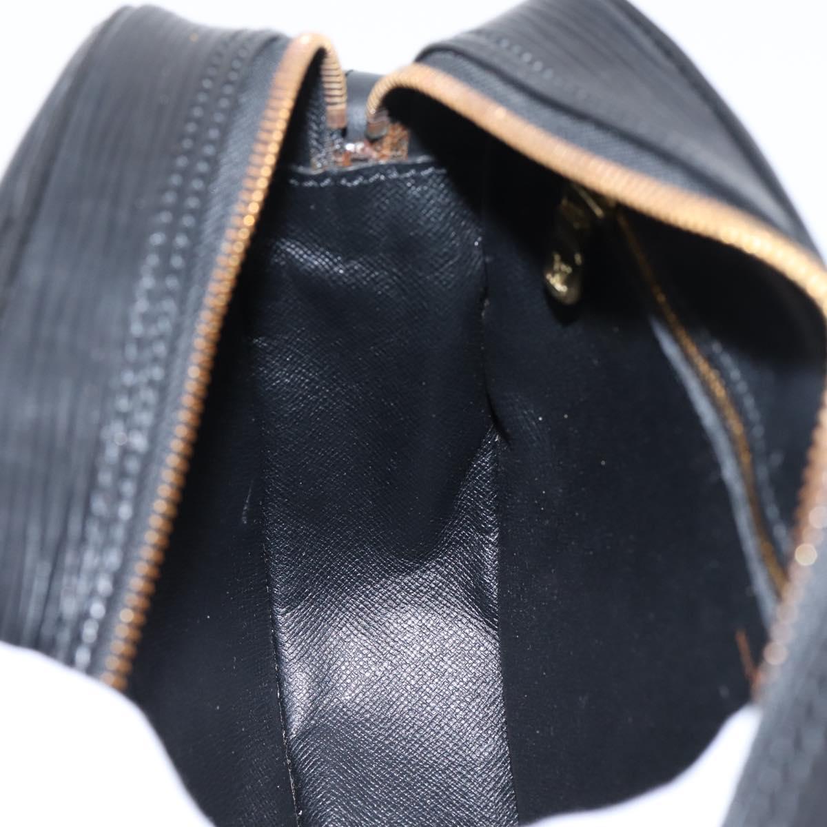 LOUIS VUITTON Epi Jeune Fille MM Shoulder Bag Black M52152 LV Auth ep16267A