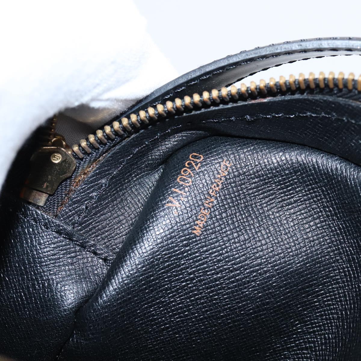 LOUIS VUITTON Epi Jeune Fille MM Shoulder Bag Black M52152 LV Auth ep16267A