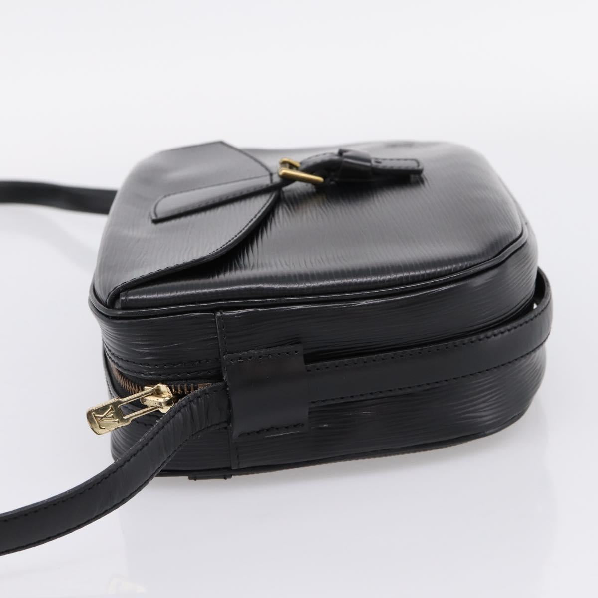 LOUIS VUITTON Epi Jeune Fille MM Shoulder Bag Black M52152 LV Auth ep16267A