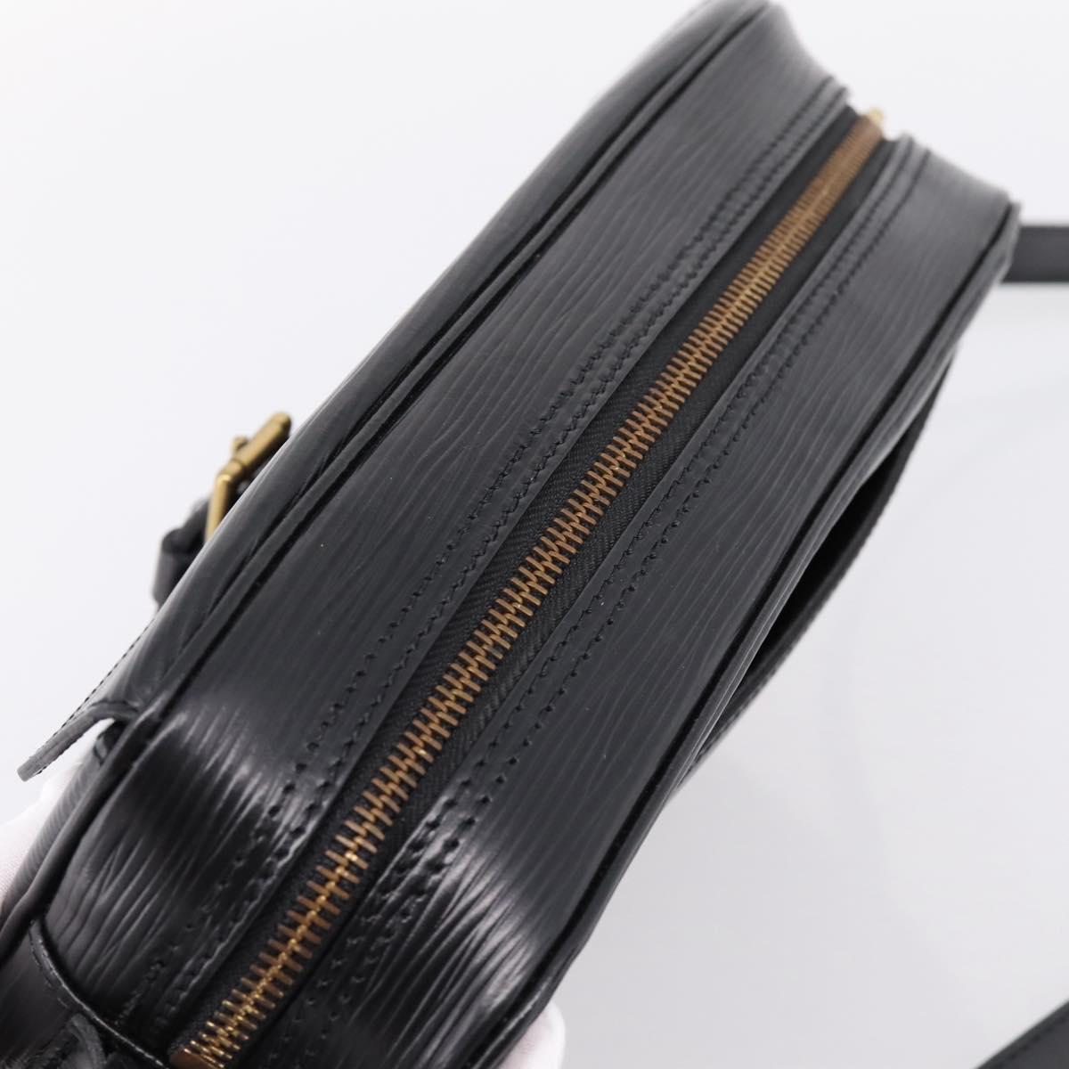 LOUIS VUITTON Epi Jeune Fille MM Shoulder Bag Black M52152 LV Auth ep16267A