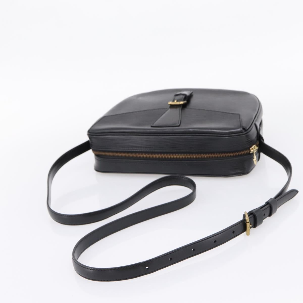 LOUIS VUITTON Epi Jeune Fille MM Shoulder Bag Black M52152 LV Auth ep16267A