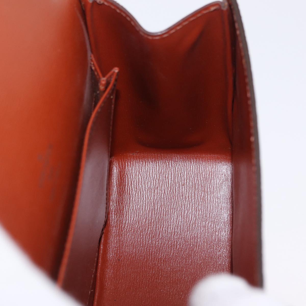 LOUIS VUITTON Epi Tilsitt Pouch Brown M52603 LV Auth ep16268A