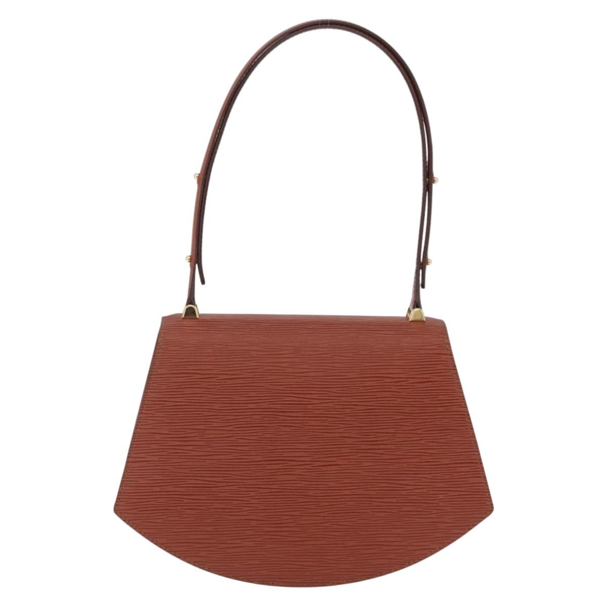 LOUIS VUITTON Epi Tilsitt Pouch Brown M52603 LV Auth ep16268A