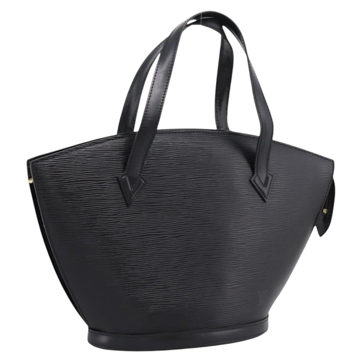 LOUIS VUITTON Epi Saint Jacques Shopping Bag Black M52272 LV Auth ep16273