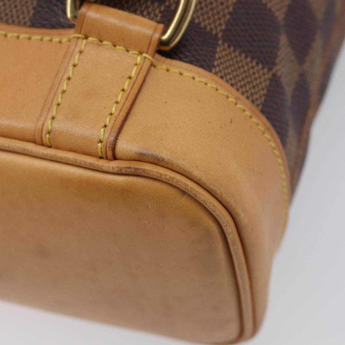 LOUIS VUITTON Damier Ebene Arlucan Backpack N99038 LV Auth ep16278