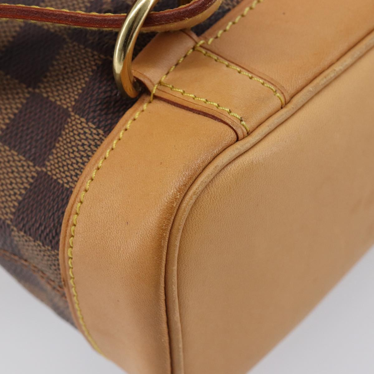 LOUIS VUITTON Damier Ebene Arlucan Backpack N99038 LV Auth ep16278