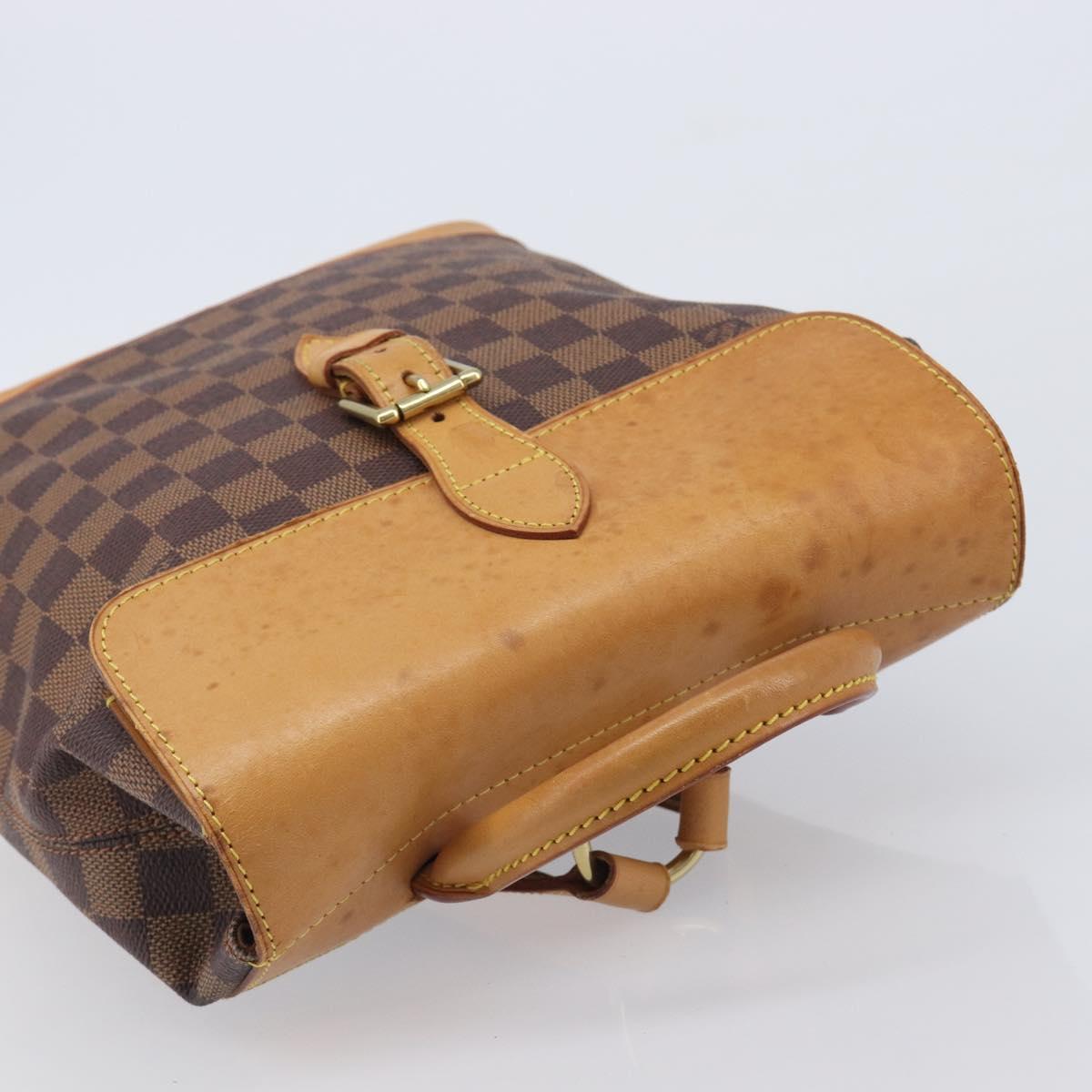 LOUIS VUITTON Damier Ebene Arlucan Backpack N99038 LV Auth ep16278