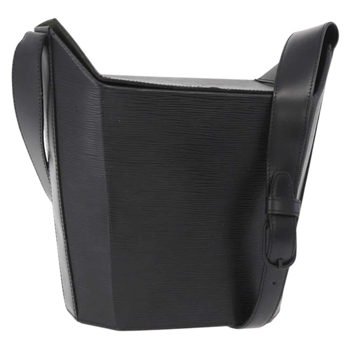 LOUIS VUITTON Epi Sax Shoulder Bag Black M80161 LV Auth ep16280