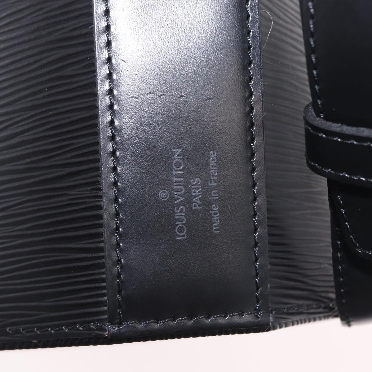 LOUIS VUITTON Epi Sax Shoulder Bag Black M80161 LV Auth ep16280