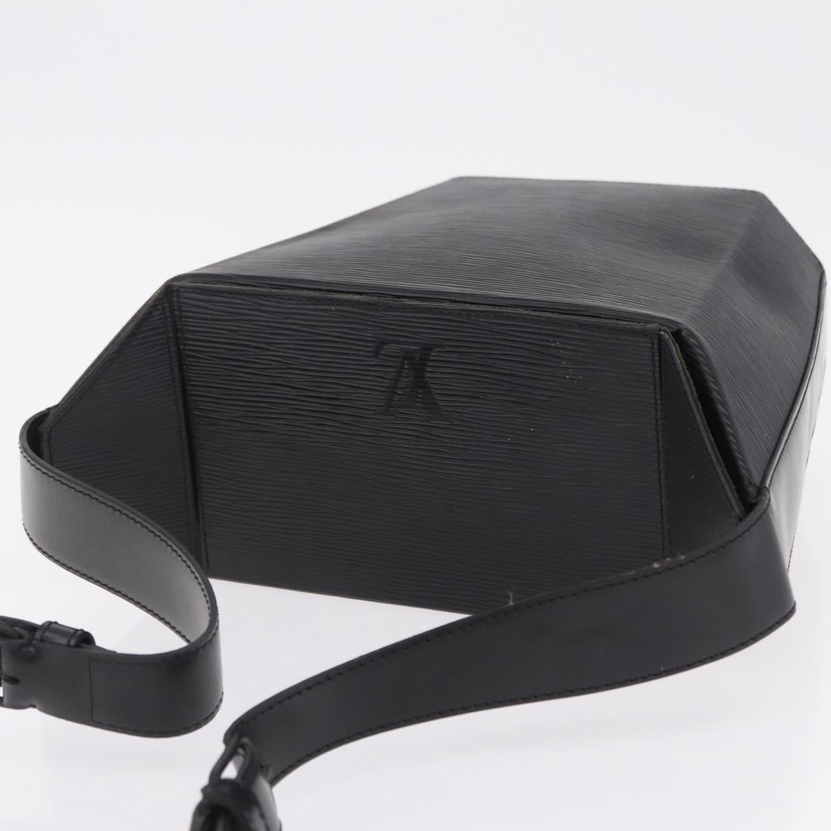 LOUIS VUITTON Epi Sax Shoulder Bag Black M80161 LV Auth ep16280