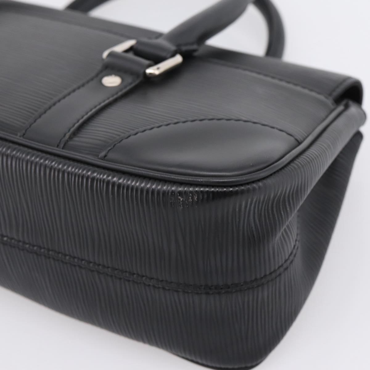 LOUIS VUITTON Epi Segur PM Hand Bag Black M58822 LV Auth ep16281V