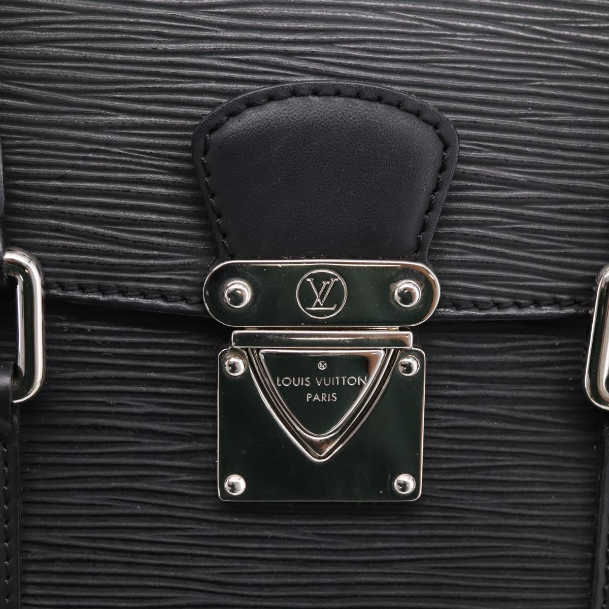 LOUIS VUITTON Epi Segur PM Hand Bag Black M58822 LV Auth ep16281V