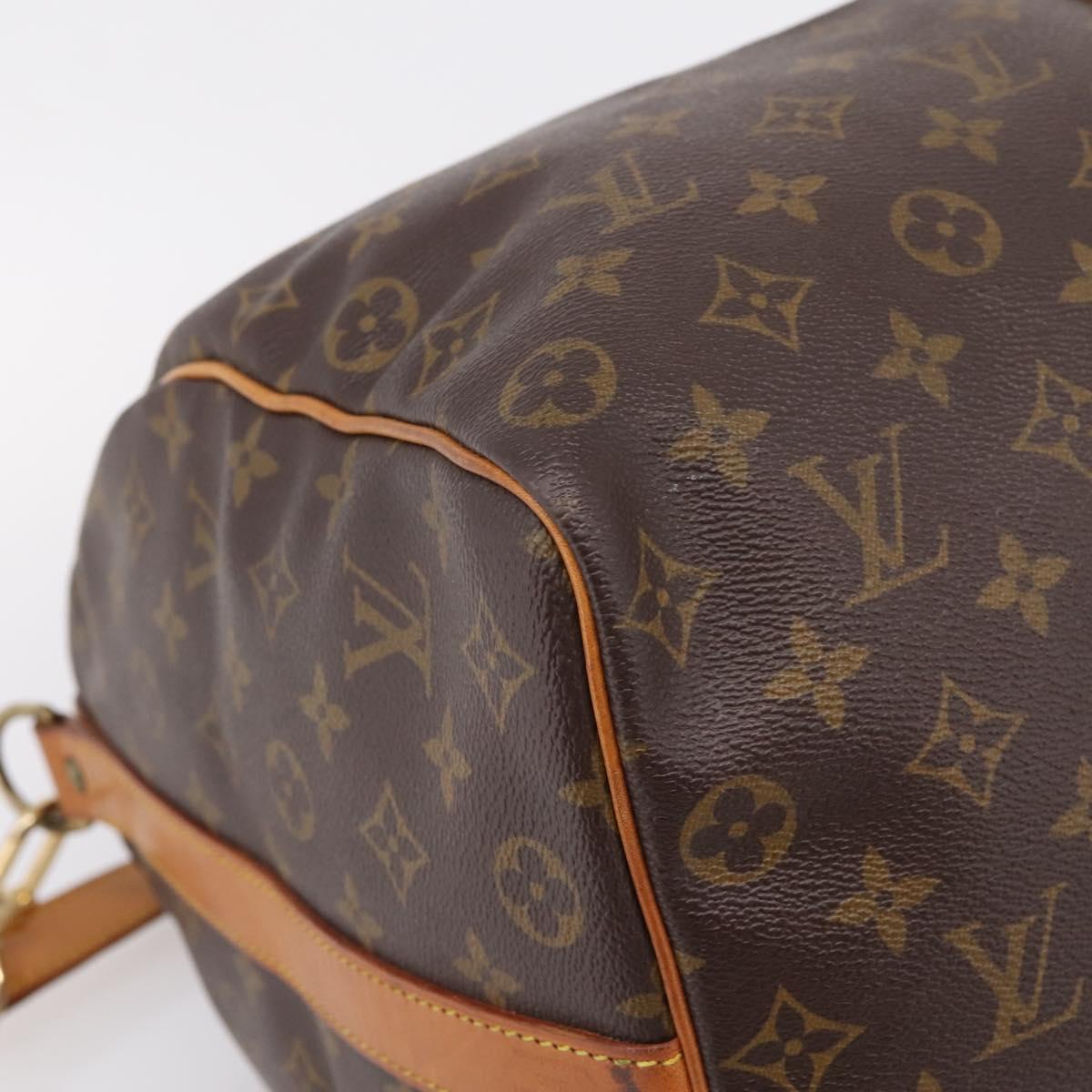 LOUIS VUITTON Monogram Keepall Bandouliere 50 Boston Bag M41416 LV Auth ep16282A