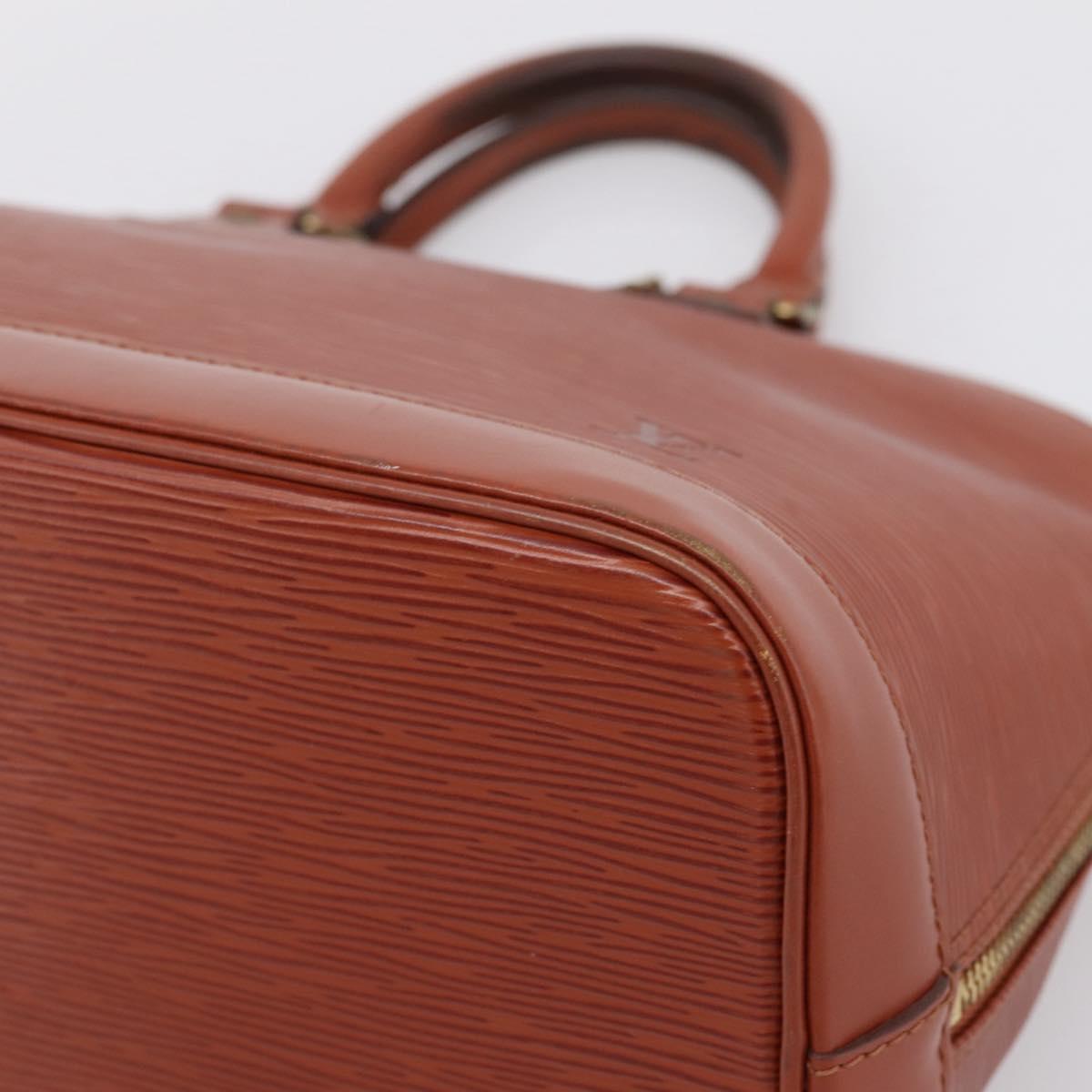 LOUIS VUITTON Epi Alma Hand Bag Brown M52143 LV Auth ep16284