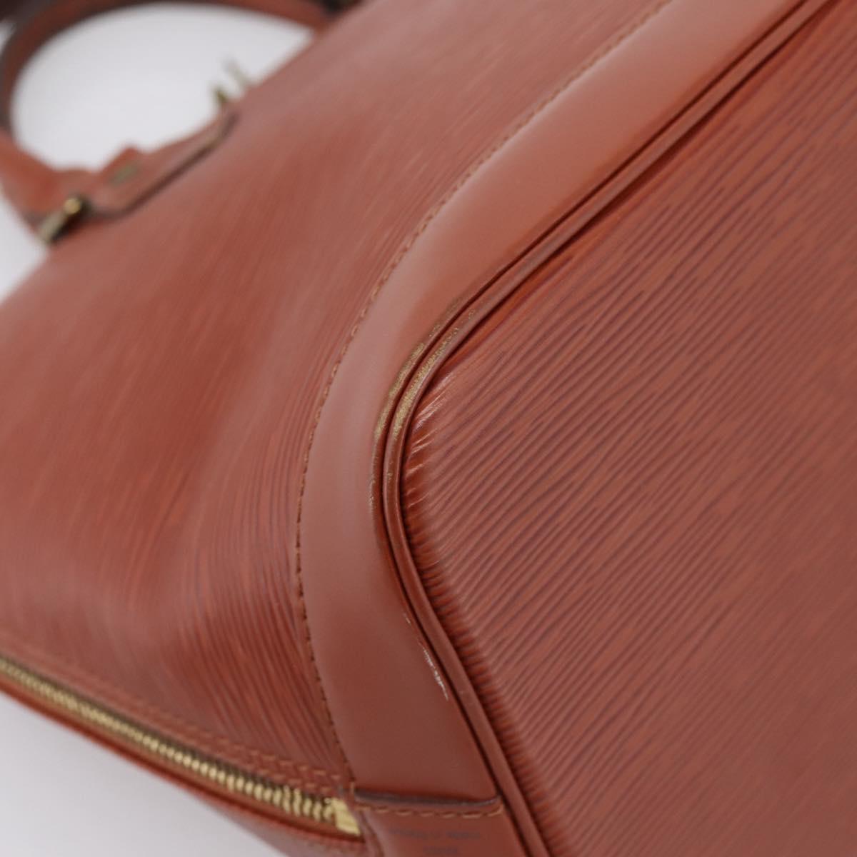 LOUIS VUITTON Epi Alma Hand Bag Brown M52143 LV Auth ep16284