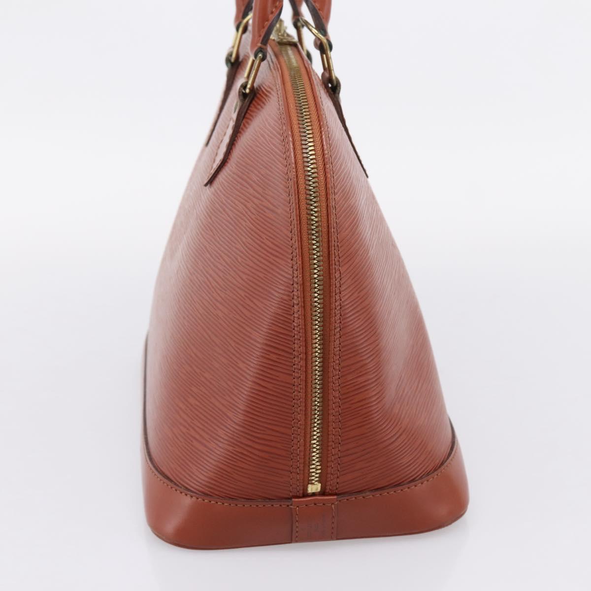 LOUIS VUITTON Epi Alma Hand Bag Brown M52143 LV Auth ep16284