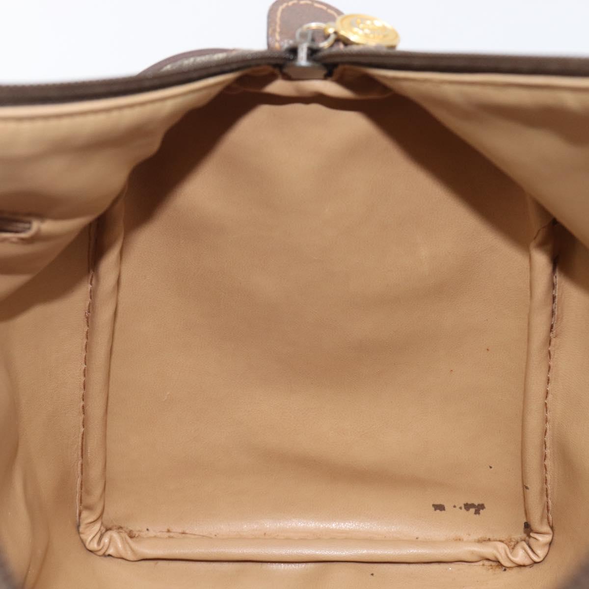 GUCCI GG Supreme Boston Bag PVC Beige Gold 002 39 6842 Auth ep16285A