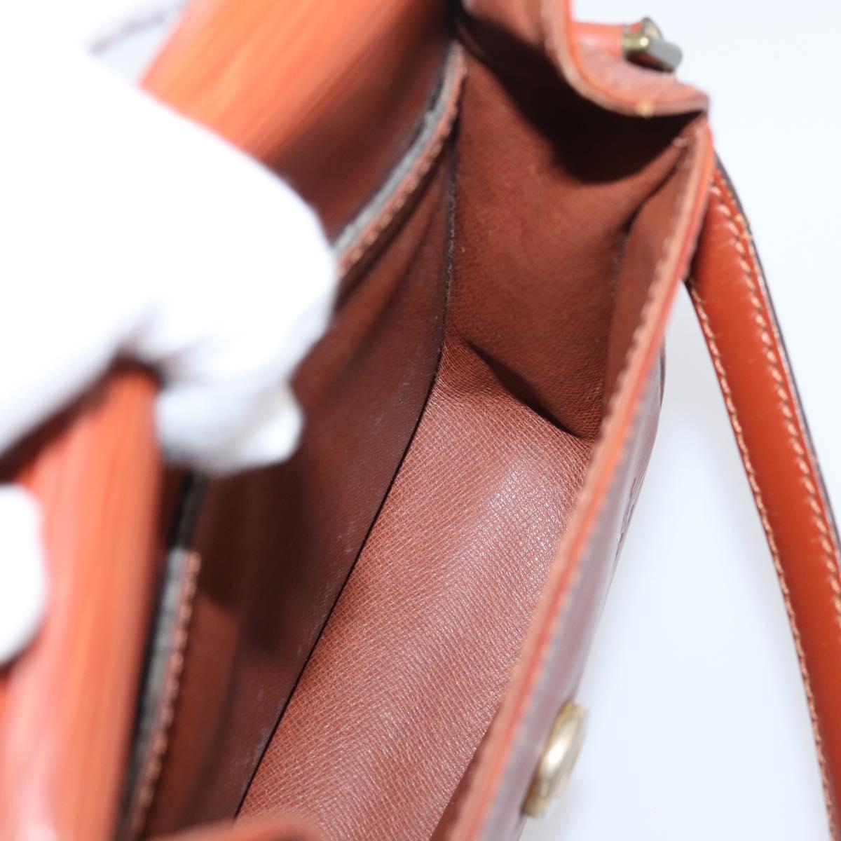 LOUIS VUITTON Epi Saint Cloud PM Shoulder Bag Brown M52213 LV Auth ep16296