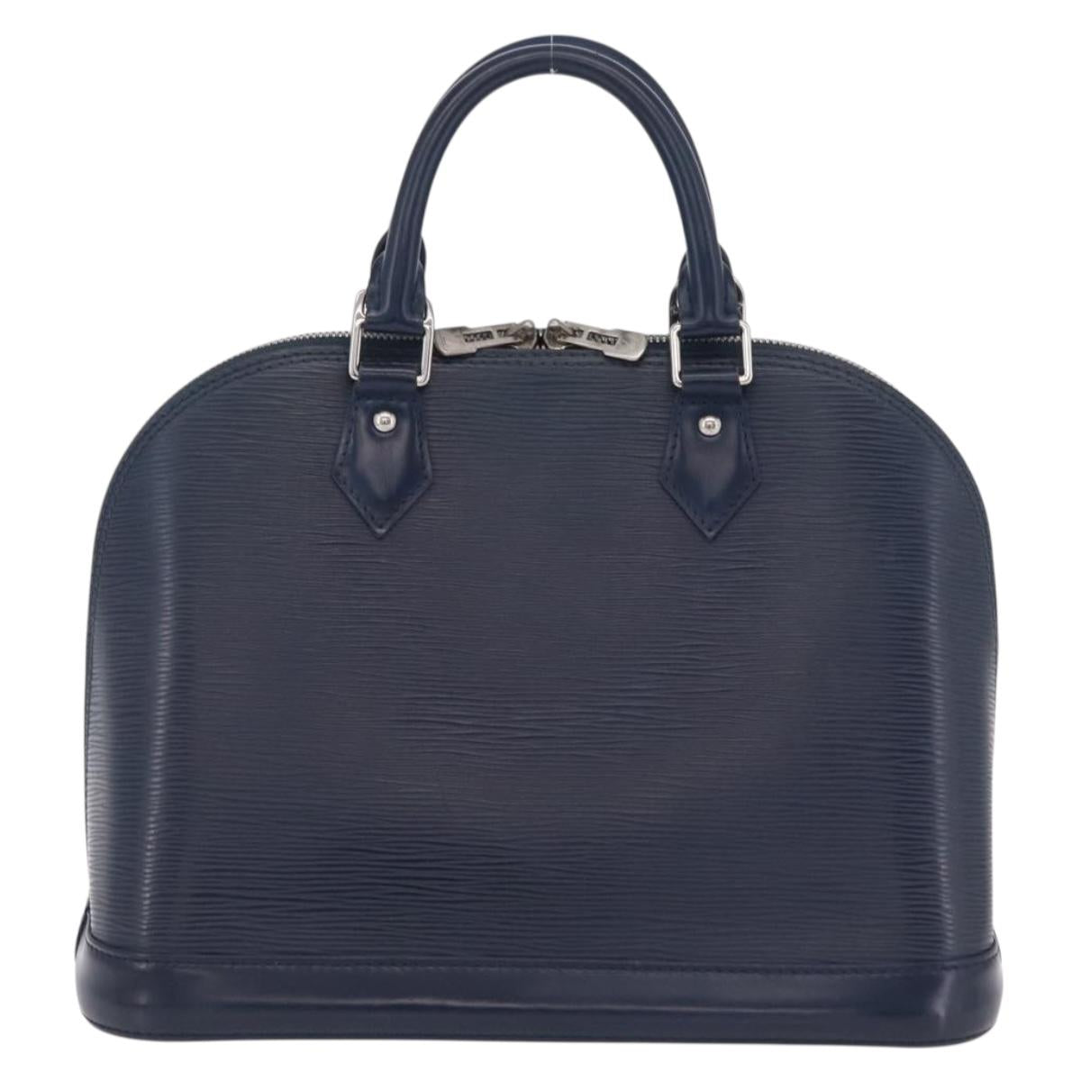 LOUIS VUITTON Epi Alma Hand Bag Indigo Blue LV Auth ep16306A