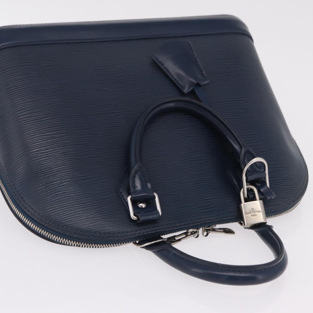 LOUIS VUITTON Epi Alma Hand Bag Indigo Blue LV Auth ep16306A