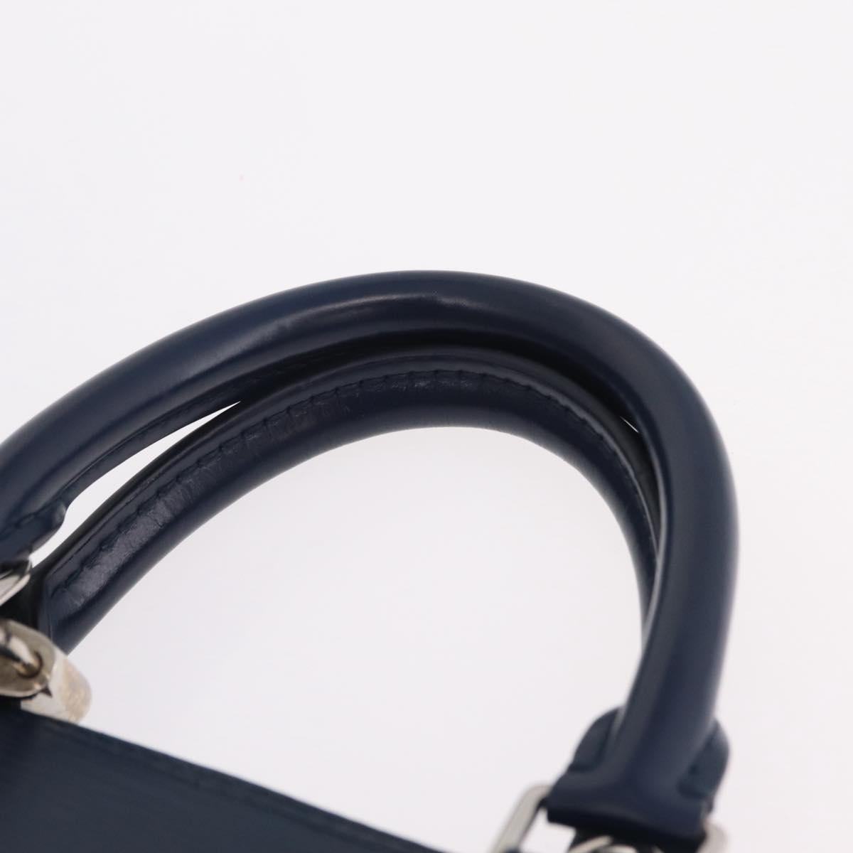 LOUIS VUITTON Epi Alma Hand Bag Indigo Blue LV Auth ep16306A