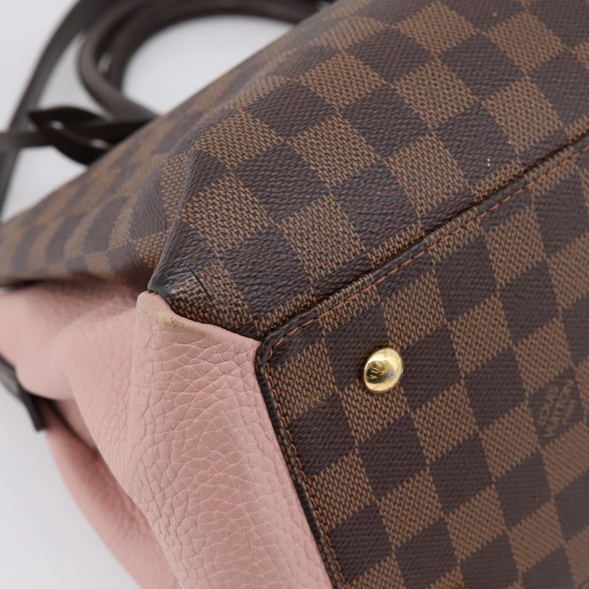 LOUIS VUITTON Damier Ebene Normandy Hand Bag 2way N41488 LV Auth ep16310A