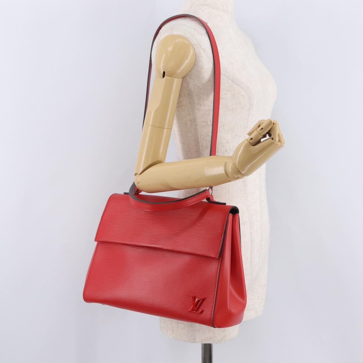 LOUIS VUITTON Epi Cluny MM Hand Bag Red M41333 LV Auth ep16315V