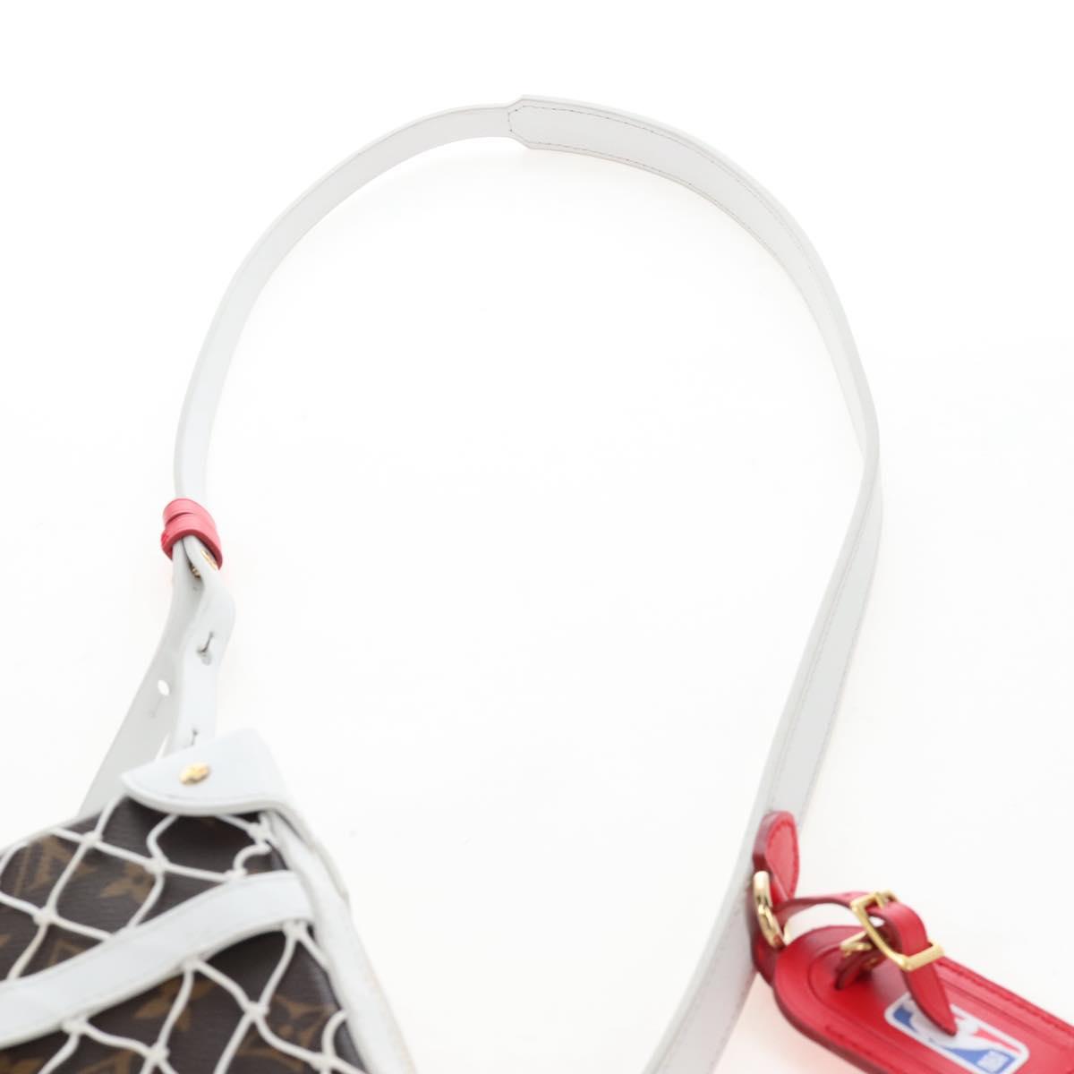 LOUIS VUITTON Monogram NBA Soft Trunk Phone Box Bag White M80102 Auth ep16316SAM