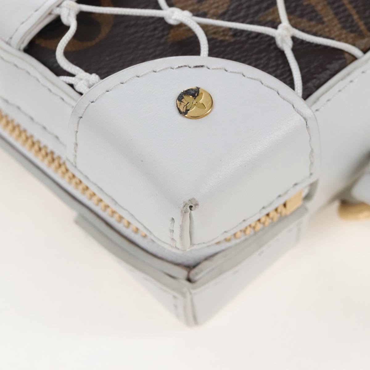 LOUIS VUITTON Monogram NBA Soft Trunk Phone Box Bag White M80102 Auth ep16316SAM