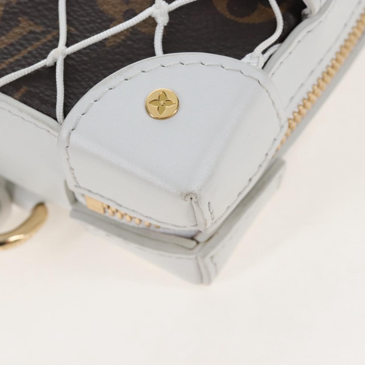 LOUIS VUITTON Monogram NBA Soft Trunk Phone Box Bag White M80102 Auth ep16316SAM