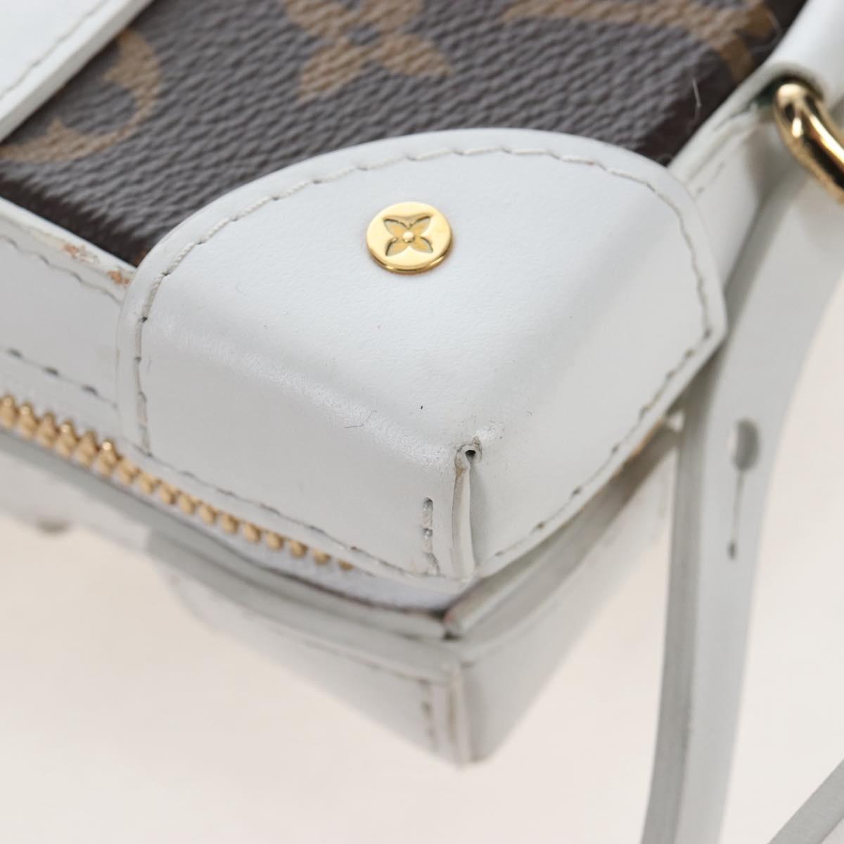 LOUIS VUITTON Monogram NBA Soft Trunk Phone Box Bag White M80102 Auth ep16316SAM