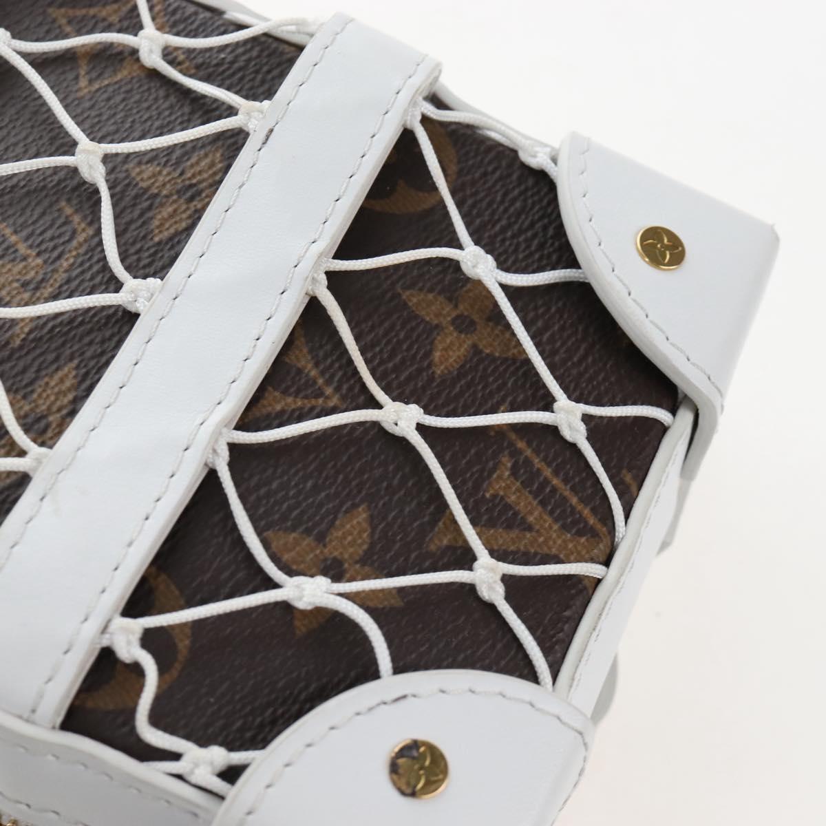 LOUIS VUITTON Monogram NBA Soft Trunk Phone Box Bag White M80102 Auth ep16316SAM