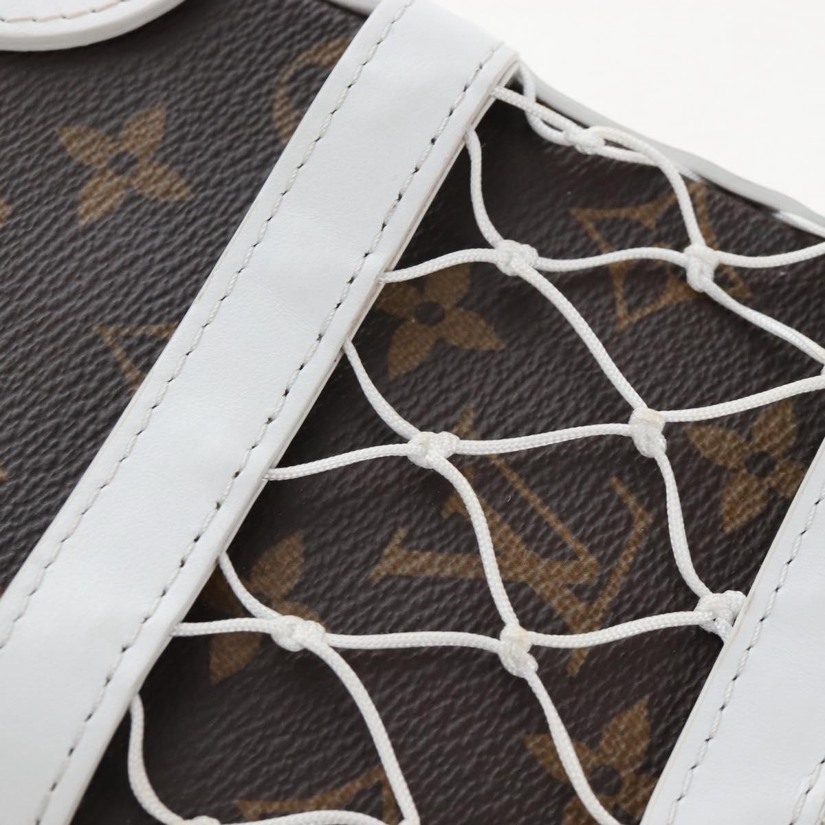 LOUIS VUITTON Monogram NBA Soft Trunk Phone Box Bag White M80102 Auth ep16316SAM