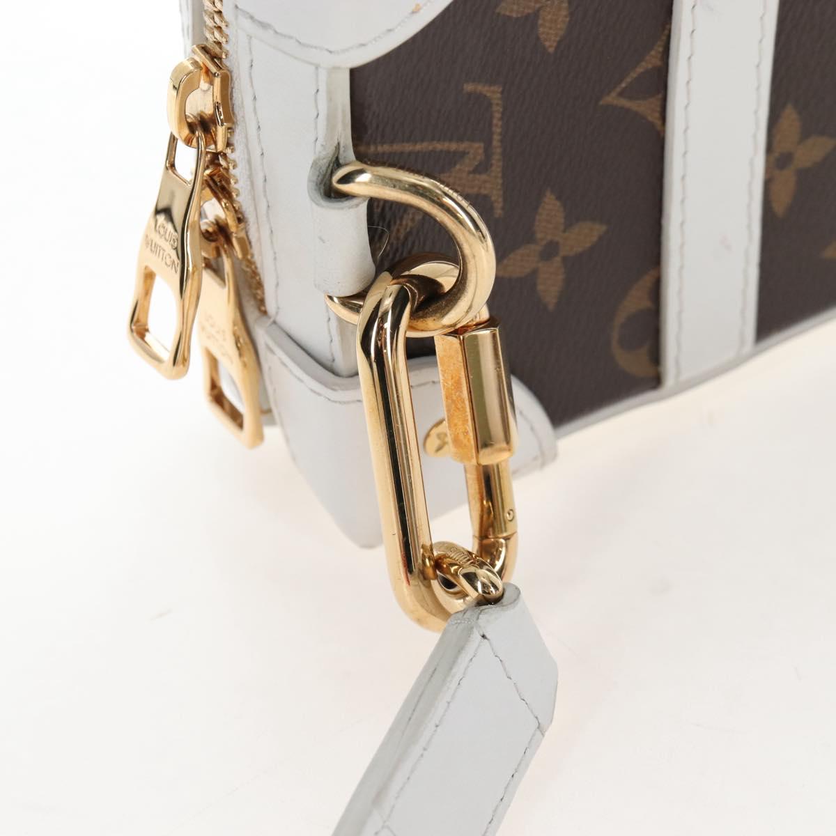 LOUIS VUITTON Monogram NBA Soft Trunk Phone Box Bag White M80102 Auth ep16316SAM