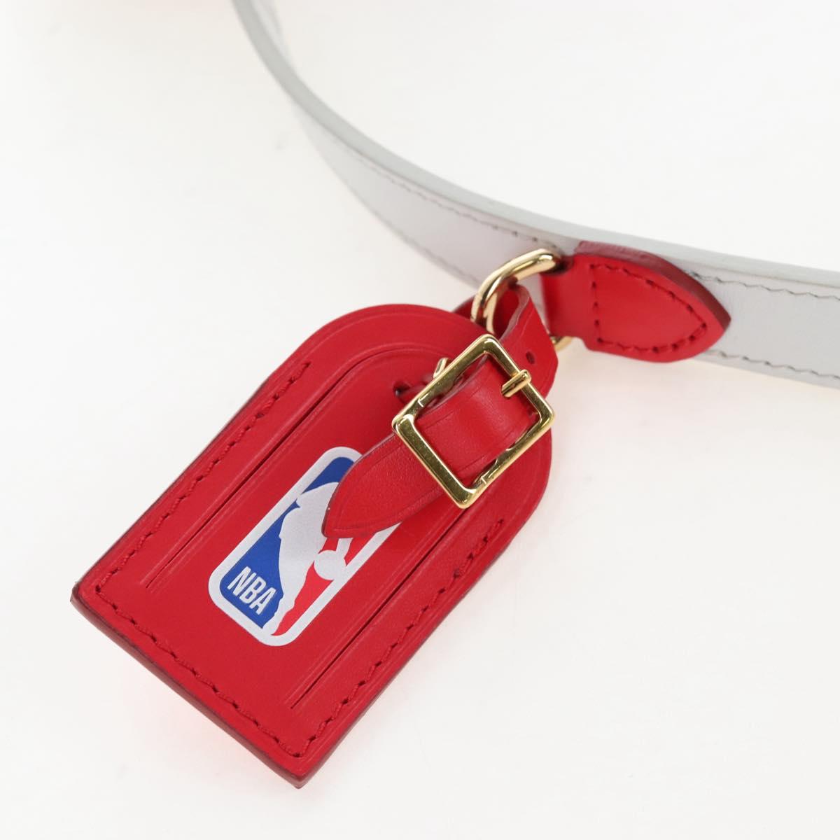 LOUIS VUITTON Monogram NBA Soft Trunk Phone Box Bag White M80102 Auth ep16316SAM