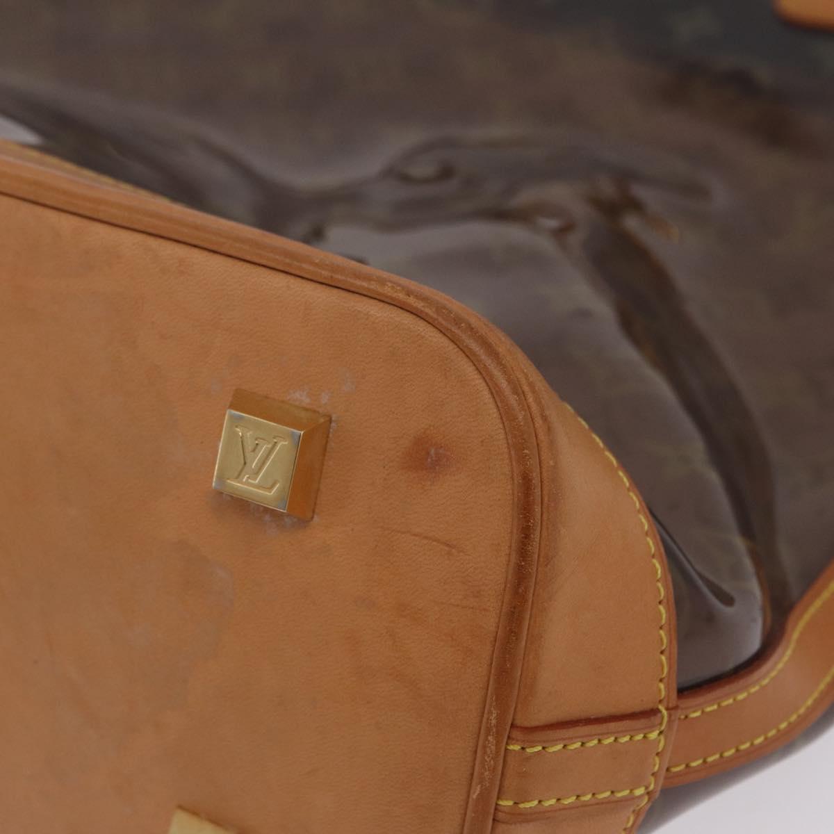 LOUIS VUITTON Monogram Vinyl Kava Amble PM Bag Brown M92502 LV Auth ep16317A