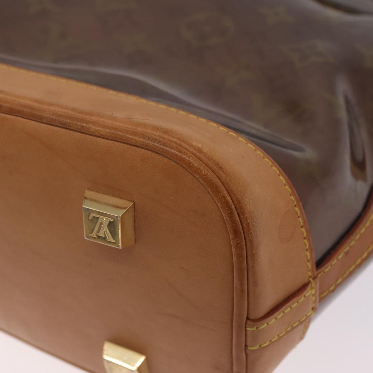 LOUIS VUITTON Monogram Vinyl Kava Amble PM Bag Brown M92502 LV Auth ep16317A