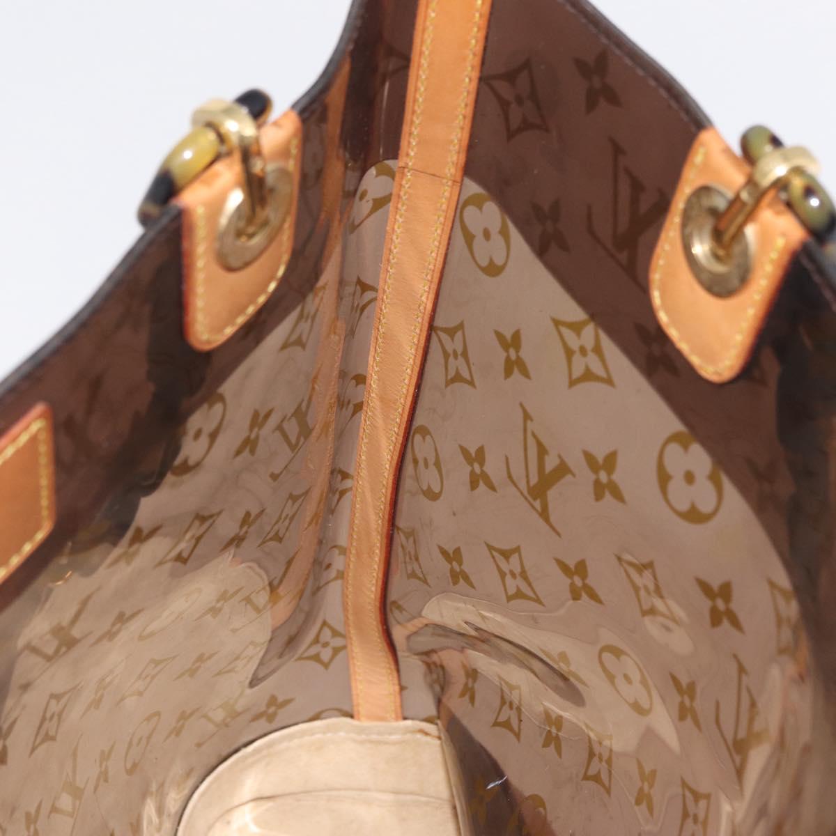 LOUIS VUITTON Monogram Vinyl Kava Amble PM Bag Brown M92502 LV Auth ep16317A