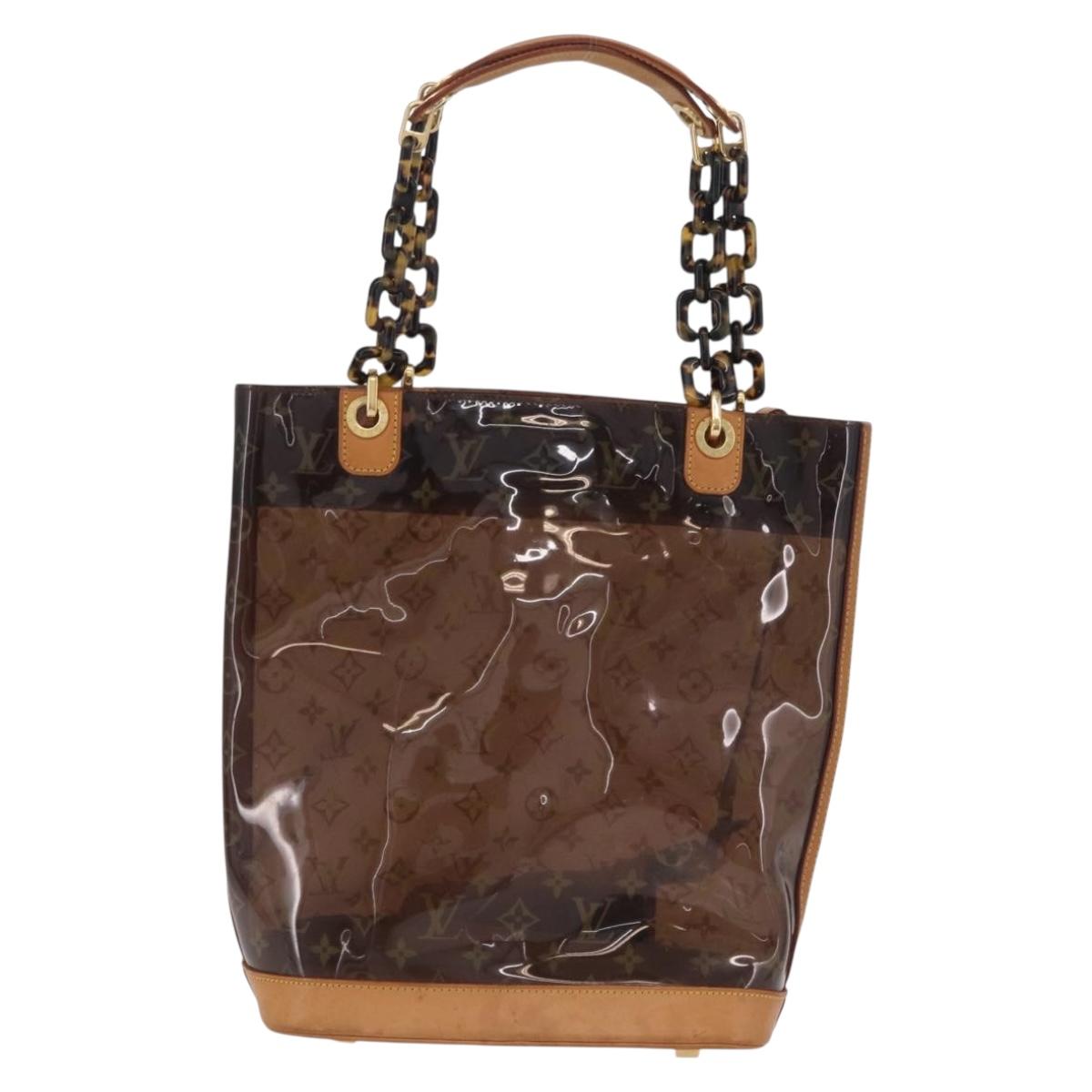 LOUIS VUITTON Monogram Vinyl Kava Amble PM Bag Brown M92502 LV Auth ep16317A