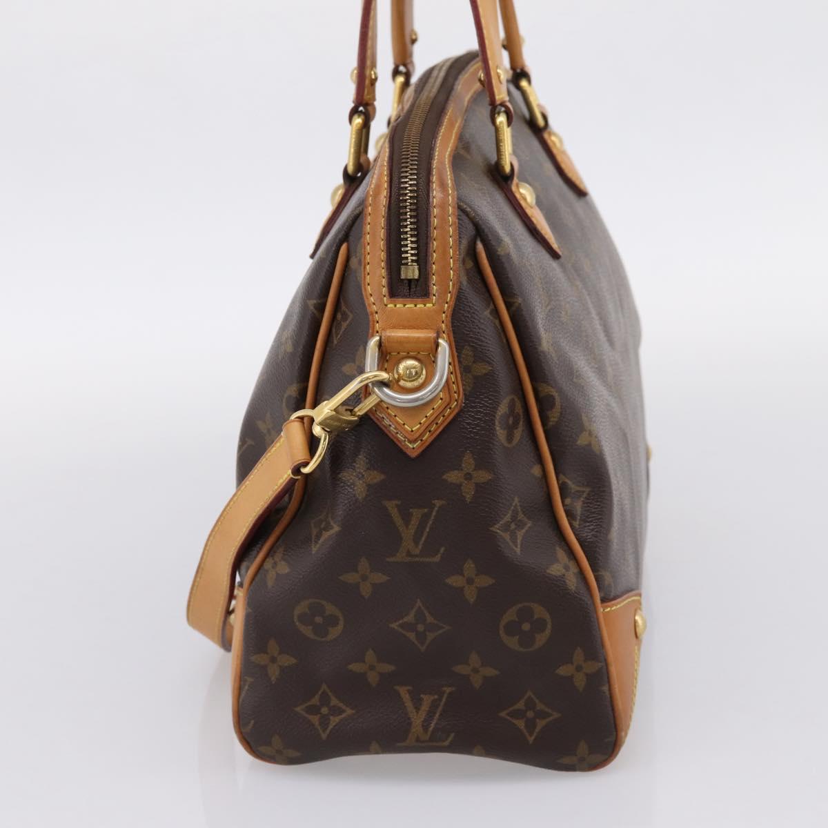 LOUIS VUITTON Monogram Retiro PM Hand Bag 2way Red M50057 LV Auth ep16318A