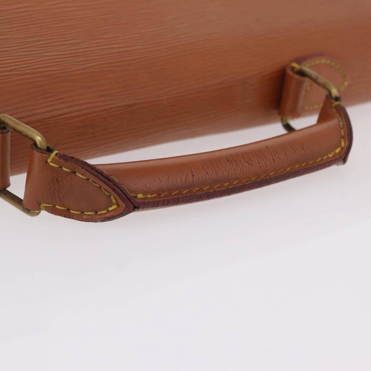 LOUIS VUITTON Epi Serviette Conseiller Briefcase Brown M54423 LV Auth ep16321