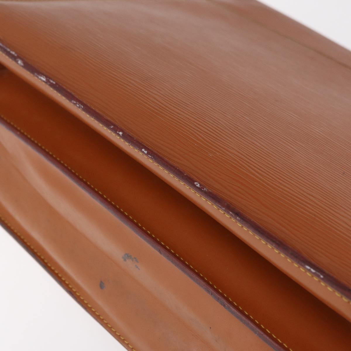 LOUIS VUITTON Epi Serviette Conseiller Briefcase Brown M54423 LV Auth ep16321