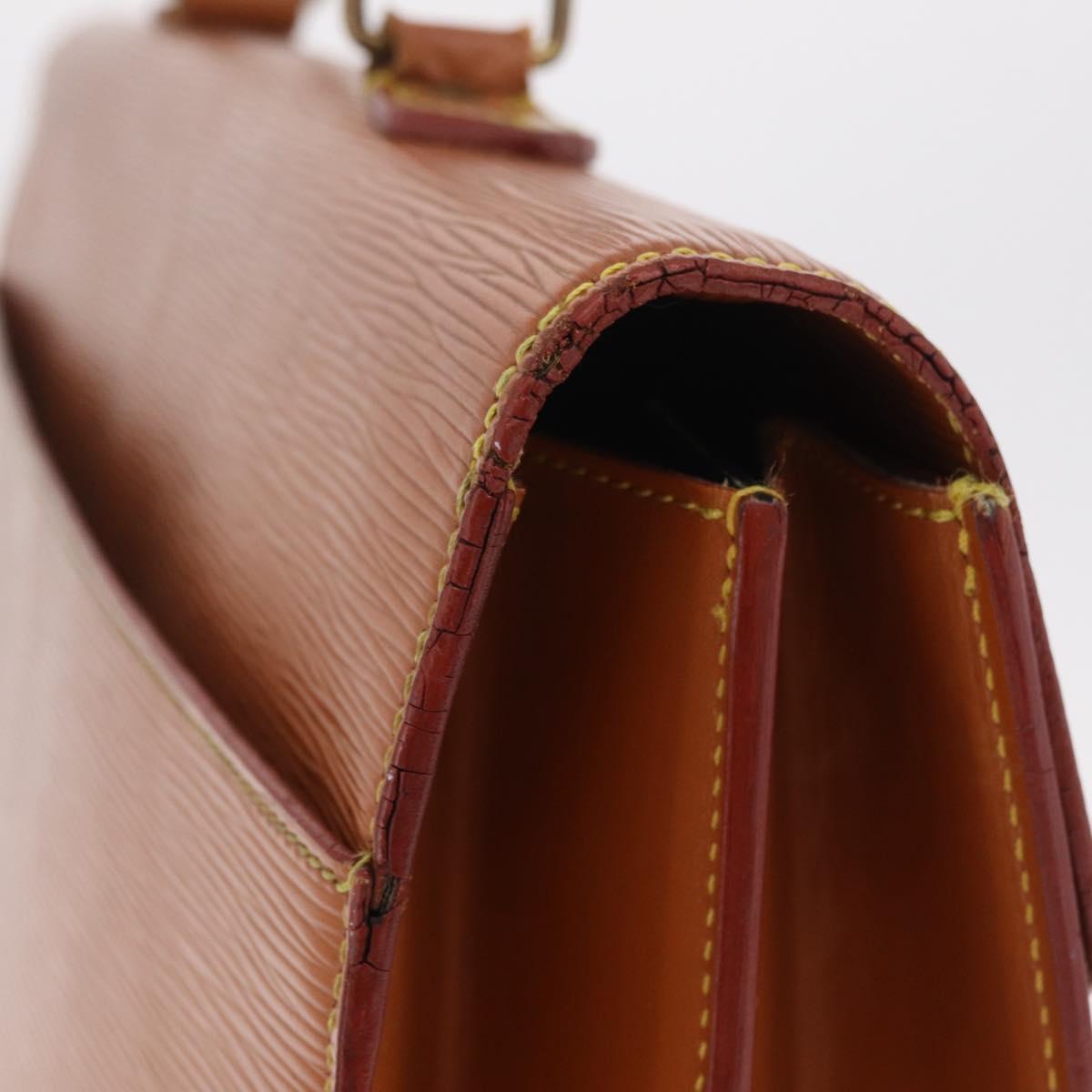 LOUIS VUITTON Epi Serviette Conseiller Briefcase Brown M54423 LV Auth ep16321