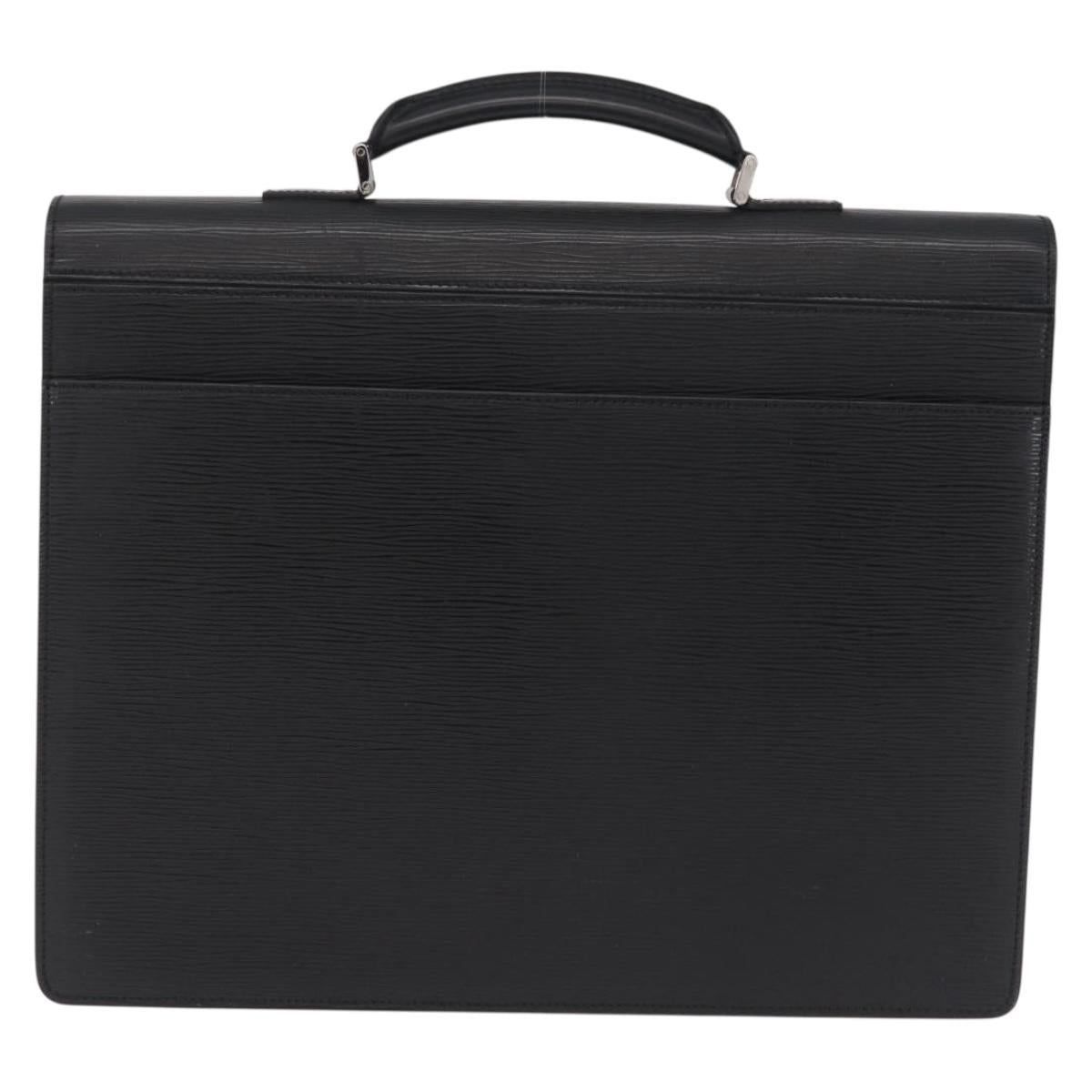 LOUIS VUITTON Epi Laguito Business Bag Noir M54552 LV Auth ep16323V