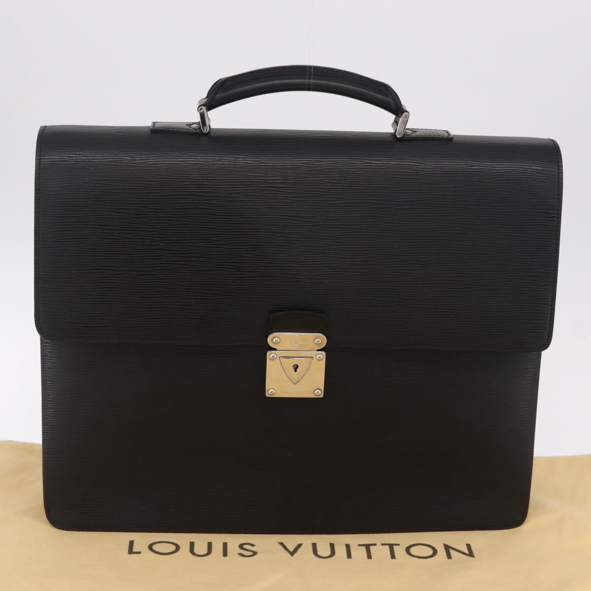 LOUIS VUITTON Epi Laguito Business Bag Noir M54552 LV Auth ep16323V