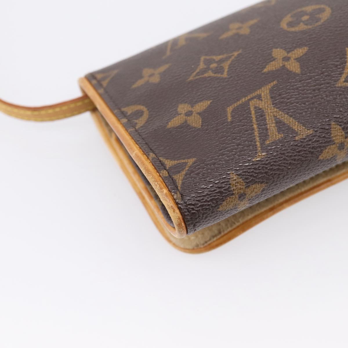 LOUIS VUITTON Monogram Pochette Twin GM Shoulder Bag M51852 LV Auth ep16326